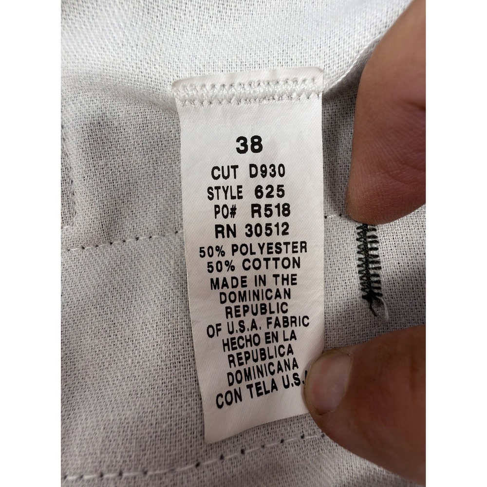 Ben Davis Original Bens 625 Olive Green Work Pants Mens 38 Blended Twill Chino - Picture 3 of 4